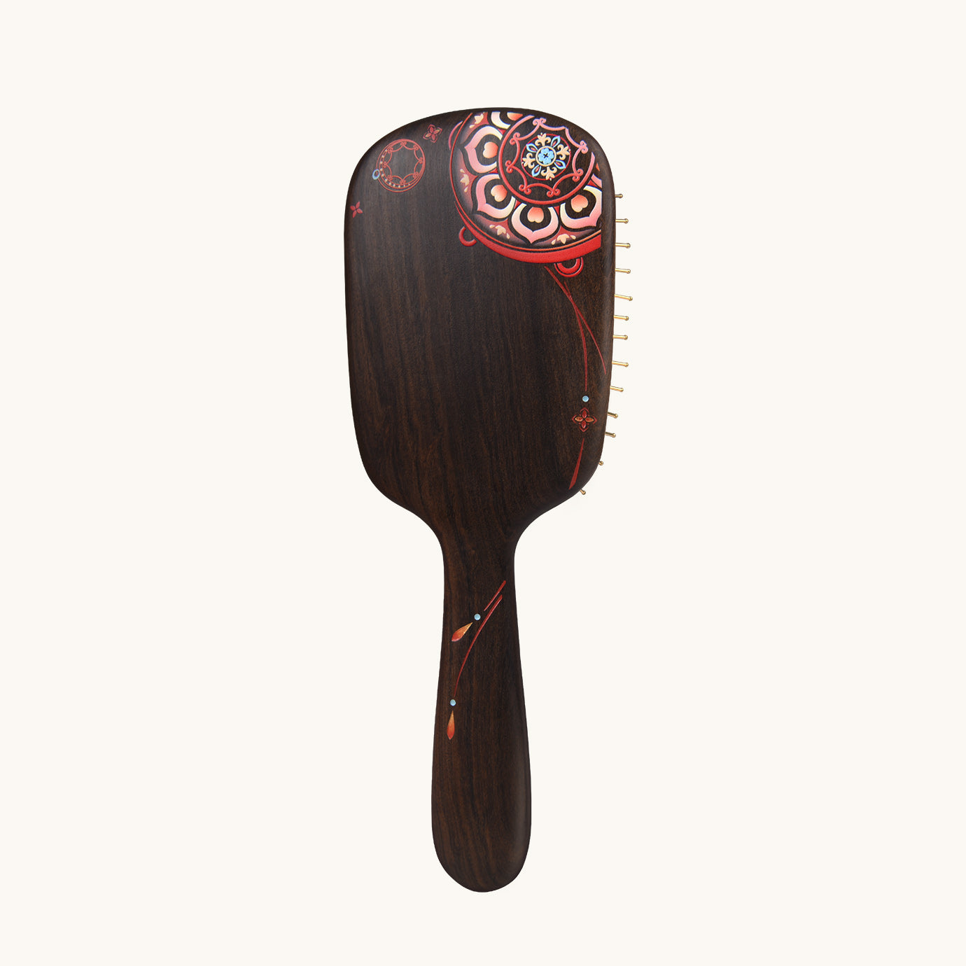 Cepillo de madera con diseño de tambor Cepillo de madera con diseño de tambor