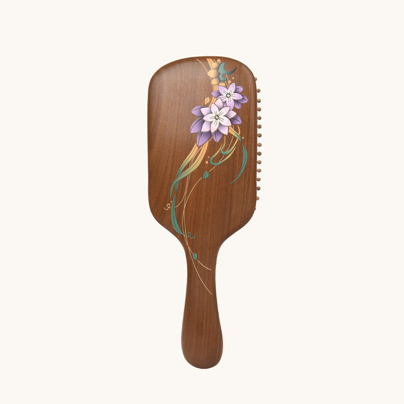 Cepillo para el cabello con forma de flor sin nombre Cepillo para el cabello con forma de flor sin nombre