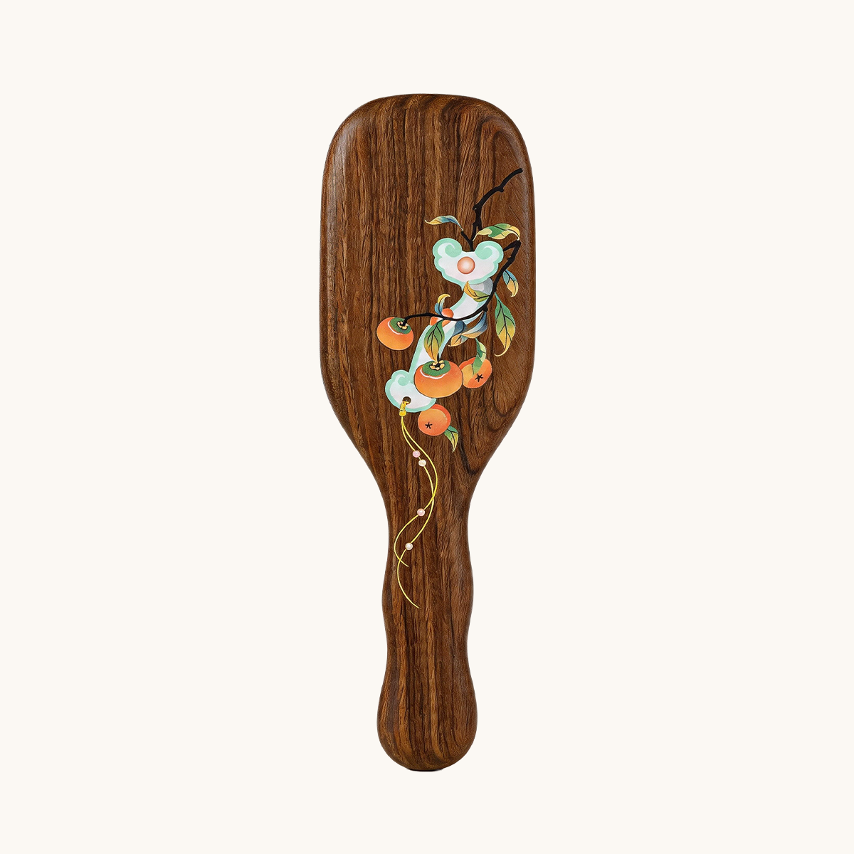 Cepillo para el cabello de madera de caqui Verawood Cepillo para el cabello de madera de caqui Verawood